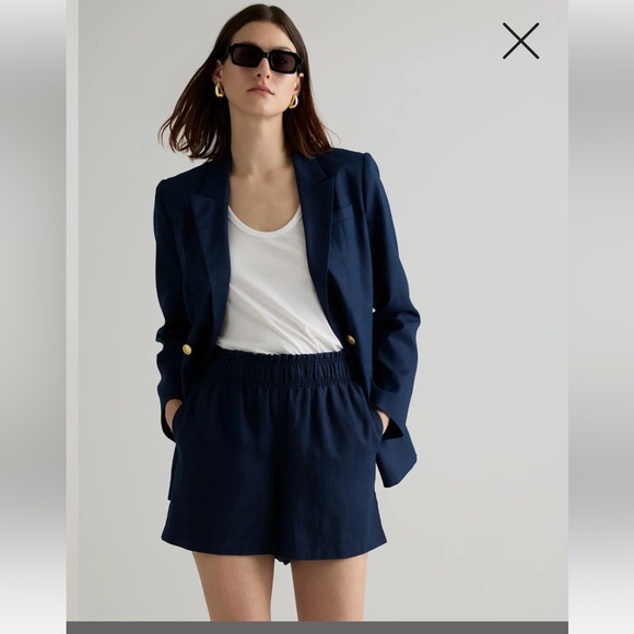 Quince European Linen Shorts - Picture 2 of 4